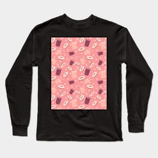 Party snacks red Long Sleeve T-Shirt